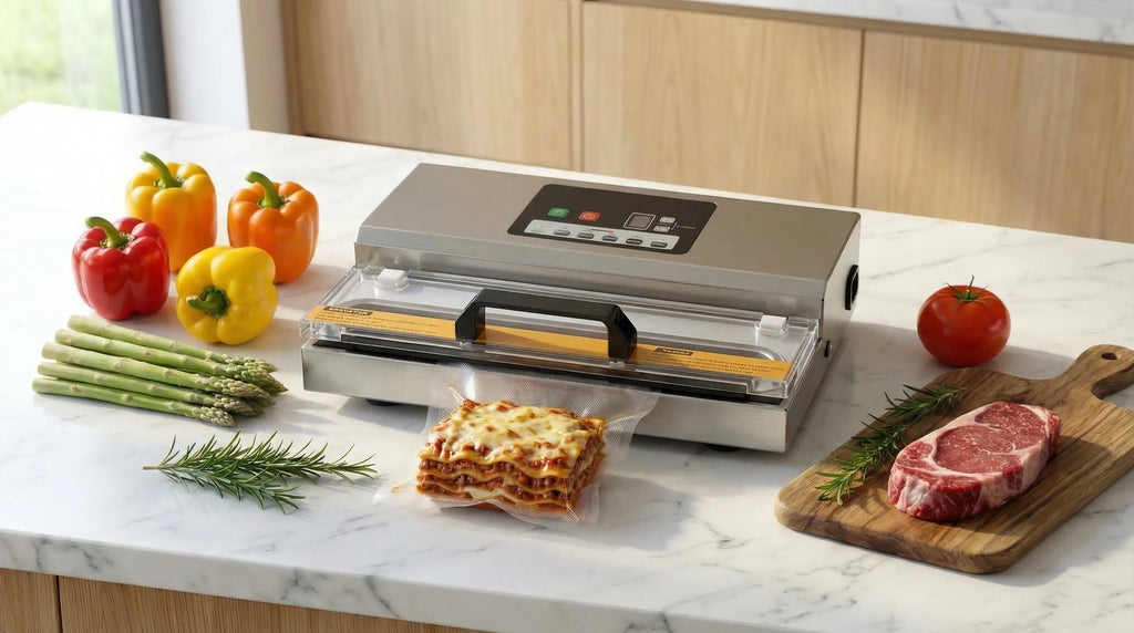 Machine sous vide a aspiration exterieure
