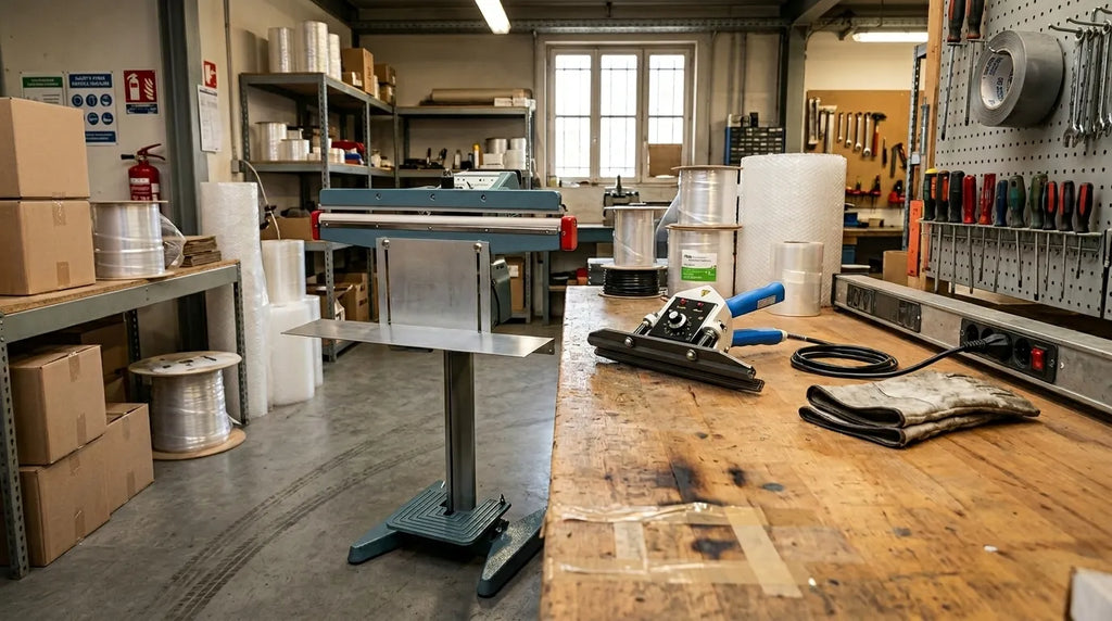 Thermosoudeuses dans un atelier Pro