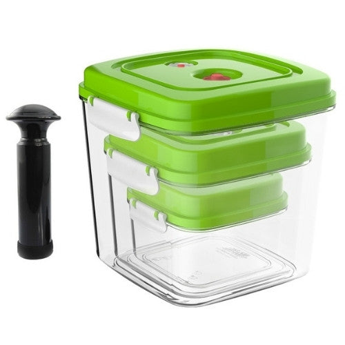 Boite alimentaire sous vide avec pompe