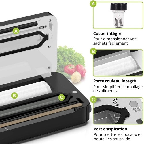 Appareil sous vide alimentaire