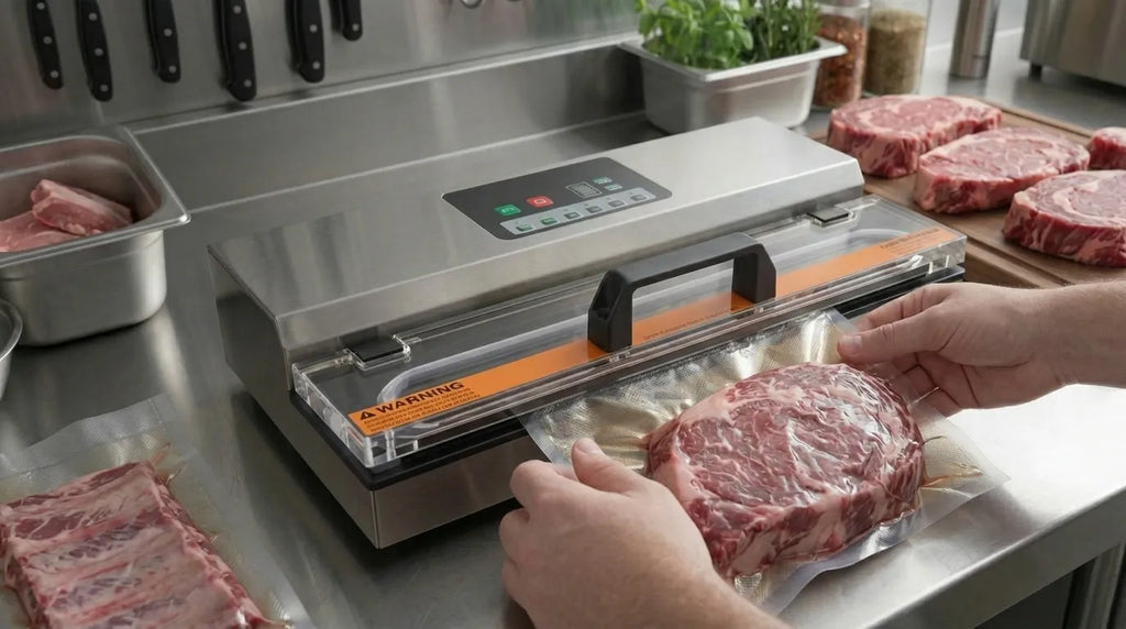 Machine sous vide à viande