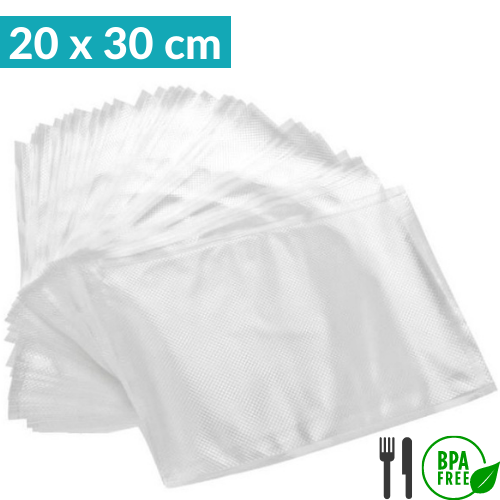 Sacs sous vide gaufrés 200x300 mm pour machine sous vide externe