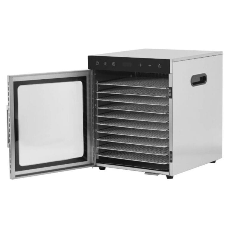 Déshydrateur Inox - 10 Plateaux (800W / 30 à 90°C)