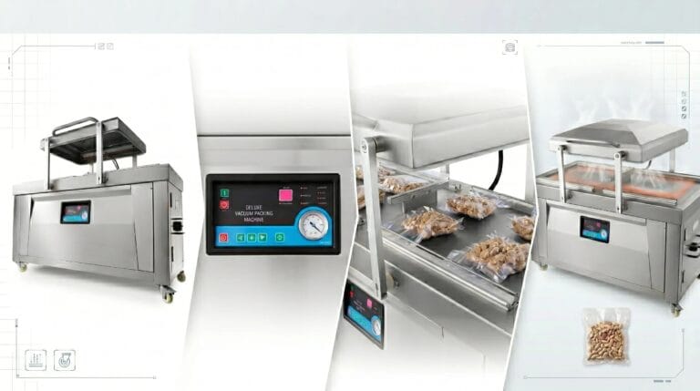 Quand une machine sous vide double cloche devient rentable en production